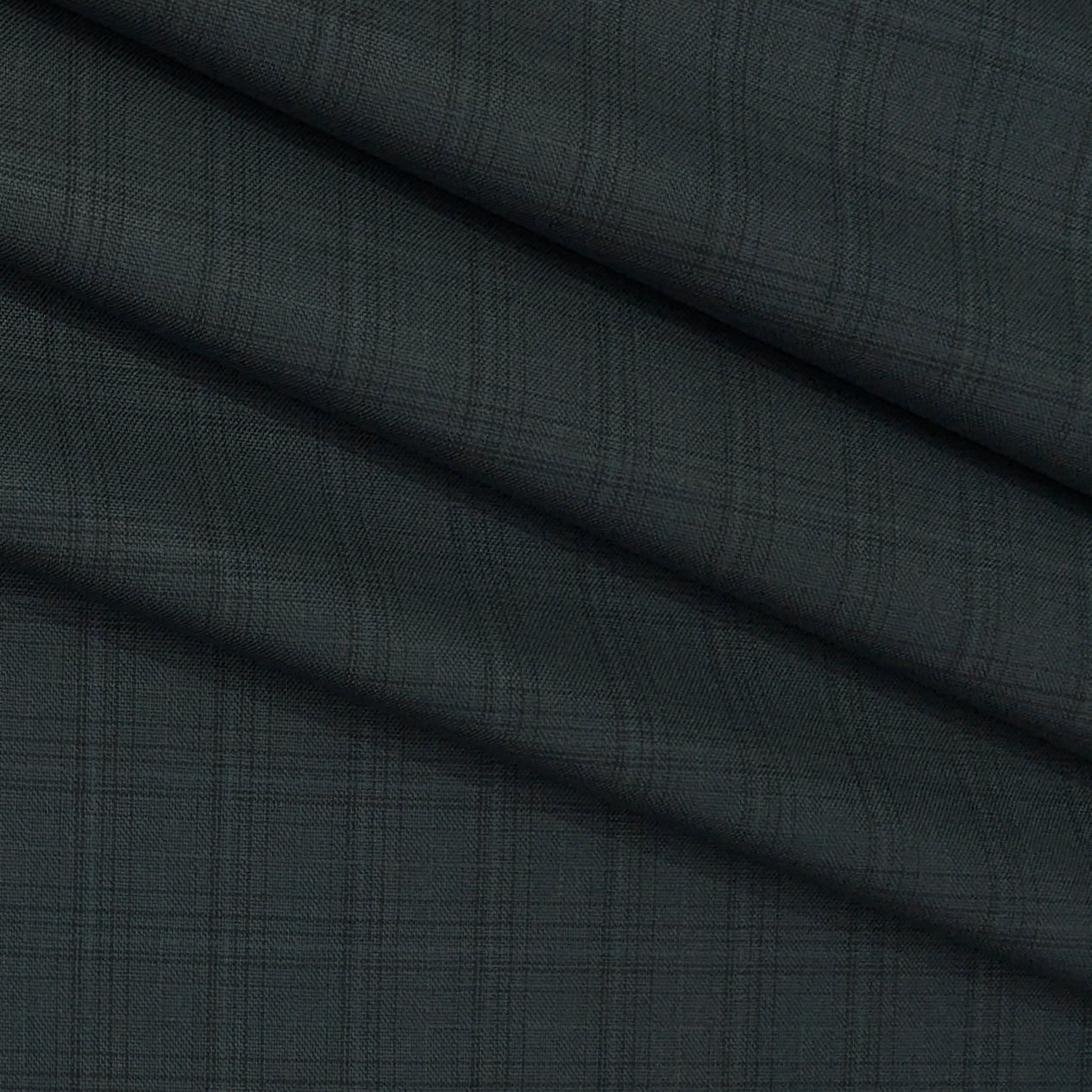 Trouser Fabric Donear Poly Viscose Broad Check Colour Greenish Grey